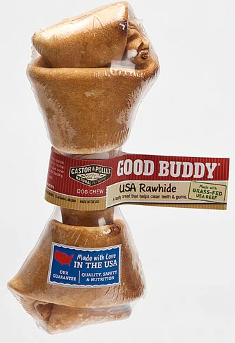 Osso de Couro Cru Castor & Pollux Good Buddy 4-5" (aprox. 10-12 cm) - 1 Unidade