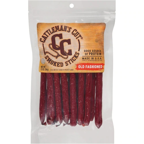Cattlemans Old Fashioned Smoked Sticks - Salsicha Defumada Artesanal 340g