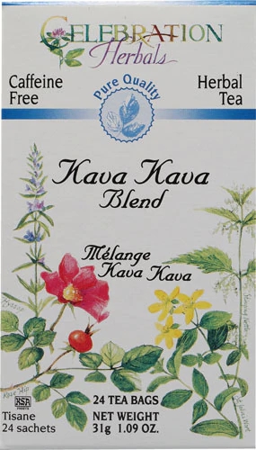 Chá Celebration Herbals Kava Kava Sem Cafeína - 24 Sachês (42g)
