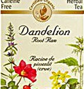 Celebration Herbals Organic Dandelion Root Raw Tea Caffeine Free -- 24 Herbal Tea Bags