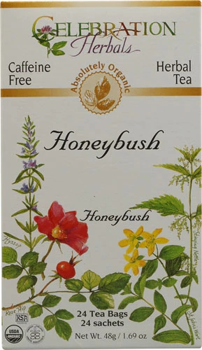 Chá Honeybush Orgânico Celebration Herbals Sem Cafeína - 24 Sachês (42g)