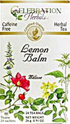 Chá de Erva-Cidreira Orgânico Celebration Herbals Sem Cafeína - 24 Sachês