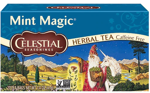 Chá de Hortelã sem Cafeína Celestial Seasonings Mint Magic - 20 Saquinhos
