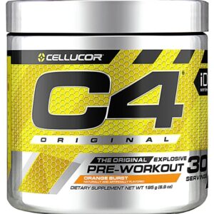 Cellucor C4® Pré-Treino Explosão de Energia Sabor Laranja - 30 Doses