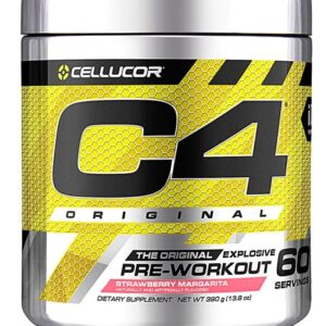 Cellucor C4 Original Pré-Treino Explosivo Morango Margarita - 60 Porções
