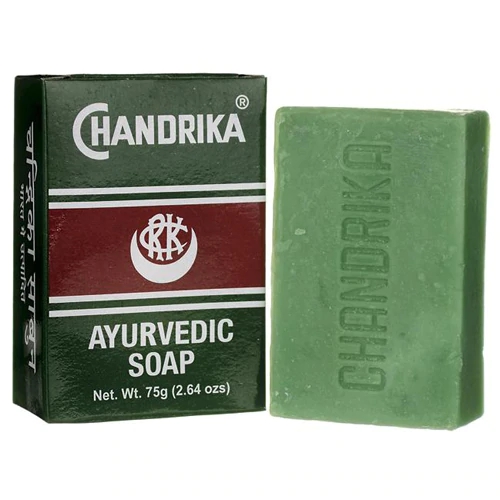Sabonete Ayurvédico Chandrika 75g - Limpeza Profunda e Bem-Estar Natural