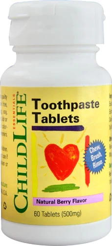 Childlife Pasta de Dente em Comprimido Natural Berry 500mg - 60 Comprimidos