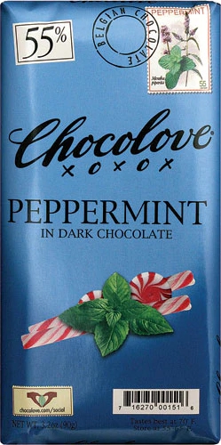 Barra de Chocolate Amargo Chocolove com Hortelã - 90.7g