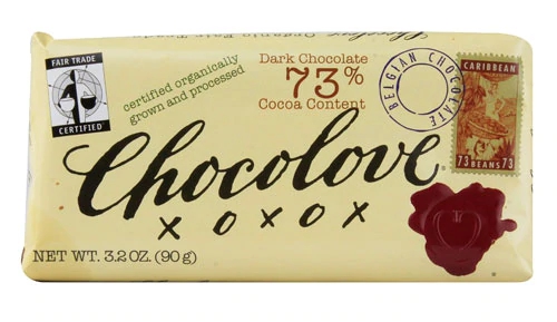 Barra de Chocolate Amargo Chocolove Puro 90.7g - Sabor Intenso e Bem-Estar