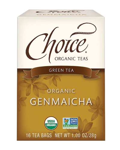 Chá Verde Genmaicha Choice Organic Teas - 16 Sachês (28g)