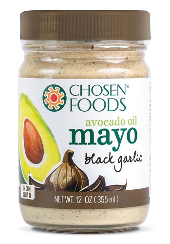 Maionese de Óleo de Abacate com Alho Negro Chosen Foods 355ml