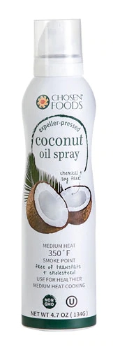 Azeite de Coco em Spray Chosen Foods 140g - Cozinha Saudável e Versátil