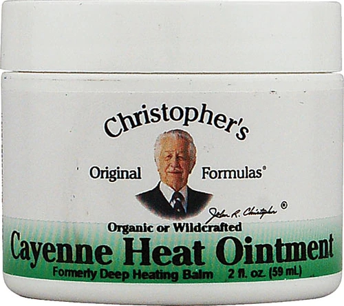 Pomada Christopher's Cayenne Heat 59ml: Alívio e Bem-Estar com Pimenta Caiena
