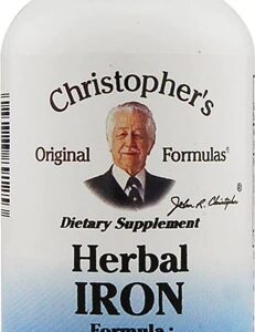 Comprar christopher's herbal iron formula -- 450 mg - 100 vegetarian capsules preço no brasil herbs & botanicals menopause & pms suplementos em oferta women's health suplemento importado loja 13 online promoção -