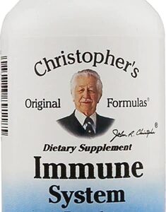 Christopher's Immune System Formula - Fórmula Imunológica 450mg - 100 Cápsulas Vegetarianas