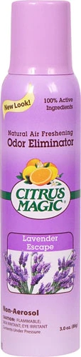 Eliminador de Odores Citrus Magic Lavanda - 85g - Aromatizador Natural de Ambientes