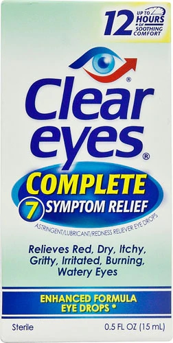 Colírio Clear Eyes Complete Alívio 7 Sintomas 15ml