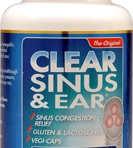 Clear Sinus and Ear 60 Cápsulas: Alívio Natural para Seios da Face e Ouvidos