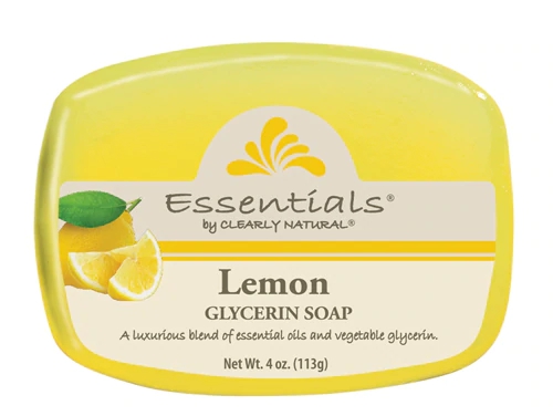 Sabonete de Glicerina Clearly Natural Essentials Limão 113g - Pele Fresca e Hidratada