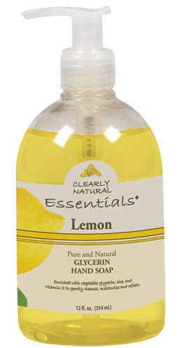 Sabonete Líquido de Glicerina Clearly Natural Limão 355ml - Limpeza Suave e Hidratação Profunda