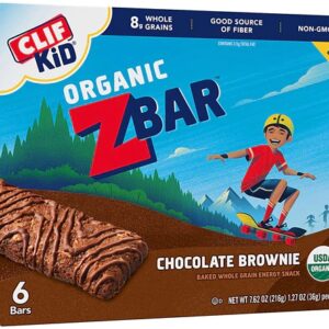 Comprar clif kid™ organic zbar™ chocolate brownie -- 6 bars preço no brasil bars children's bars food & beverages suplementos em oferta suplemento importado loja 19 online promoção -