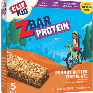 Comprar clif kid® zbar™ protein peanut butter chocolate -- 5 bars preço no brasil bars children's bars food & beverages suplementos em oferta suplemento importado loja 23 online promoção -