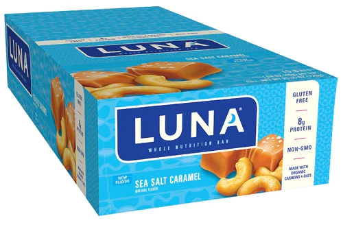 Clif LUNA Whole Nutrition Bar Sea Salt Caramel -- 15 Bars