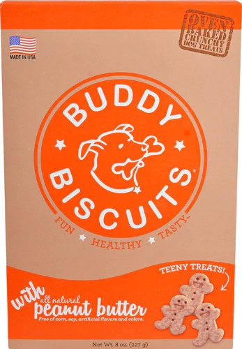 Petisco para Cães Cloud Star Itty Bitty Buddy Biscuits Sabor Manteiga de Amendoim - 227g