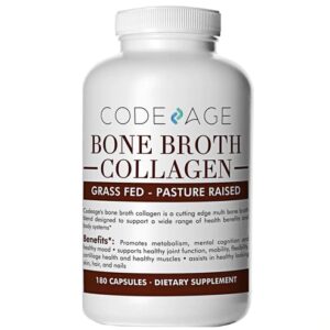 Comprar code age bone broth collagen dietary supplement -- 180 capsules preço no brasil bone broth collagen suplementos em oferta vitamins & supplements suplemento importado loja 35 online promoção -