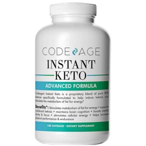 Comprar code age instant keto advanced formula dietary supplement -- 180 capsules preço no brasil 7 keto diet products fat burners suplementos em oferta suplemento importado loja 5 online promoção -