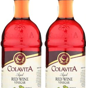 Vinagre de Vinho Tinto Envelhecido Colavita - 2 Garrafas de 493ml Cada