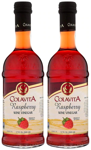 Vinagre de Vinho de Framboesa Colavita - 2 Frascos de 503ml Cada