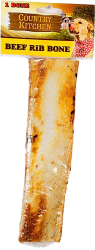 Osso de Costela de Boi para Cães Country Kitchen - 1 Unidade (Aprox. 150g-250g)