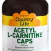 Comprar country life acetyl l-carnitine caps -- 500 mg - 60 vegan capsules preço no brasil amino acids l-carnitine suplementos em oferta vitamins & supplements suplemento importado loja 1 online promoção -