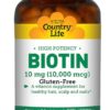 Comprar country life biotin -- 10 mg - 60 vegetarian capsules preço no brasil letter vitamins suplementos em oferta vitamin b vitamin b7 - biotin vitamins & supplements suplemento importado loja 1 online promoção -