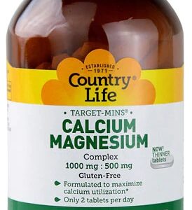 Comprar country life calcium-magnesium complex -- 180 tablets preço no brasil calcium calcium & magnesium complex minerals suplementos em oferta vitamins & supplements suplemento importado loja 39 online promoção -