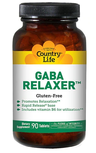 Country Life GABA Relaxer - 90 Comprimidos: Seu Aliado Natural para o Relaxamento e Bem-Estar