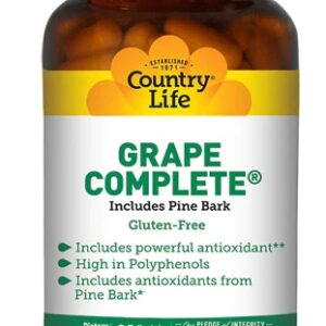 Comprar country life grape complete® -- 90 vegetarian capsules preço no brasil antioxidants grape seed extract herbs & botanicals suplementos em oferta suplemento importado loja 31 online promoção -