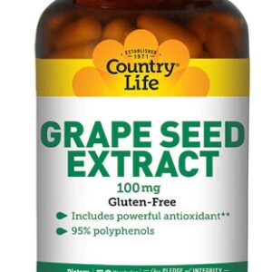Comprar country life grape seed extract -- 100 mg - 50 vegetarian capsules preço no brasil antioxidants grape seed extract herbs & botanicals suplementos em oferta suplemento importado loja 47 online promoção -