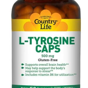 Comprar country life l-tyrosine caps -- 500 mg - 50 vegetarian capsules preço no brasil sleep support sports & fitness sports supplements suplementos em oferta suplemento importado loja 21 online promoção -