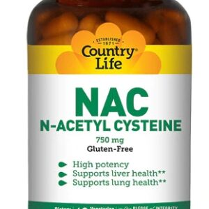 Comprar country life nac n-acetyl cysteine -- 750 mg - 60 vegetarian capsules preço no brasil amino acids n-acetyl cysteine (nac) suplementos em oferta vitamins & supplements suplemento importado loja 5 online promoção -