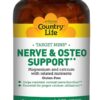 Comprar country life nerve & osteo support -- 180 tablets preço no brasil body systems, organs & glands muscle & nerve suplementos em oferta vitamins & supplements suplemento importado loja 1 online promoção -