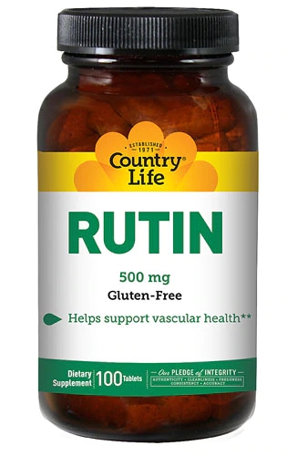 Country Life Rutin 500mg - 100 Comprimidos: Poder Antioxidade Natural para Sua Saúde