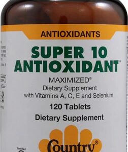 Country Life Super 10 Antioxidante - 120 Tabletes: Potência Antioxidante Completa