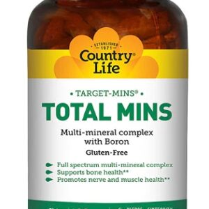 Country Life Total Mins Multivitamínico - 120 Comprimidos para Saúde Completa
