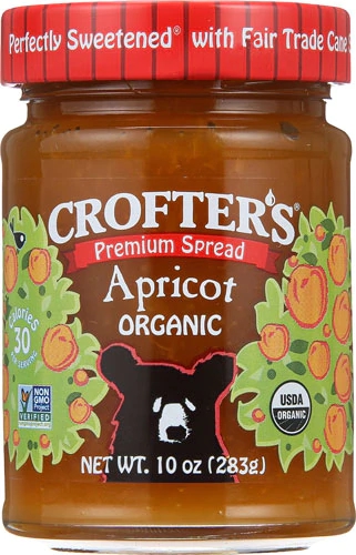 Geleia Orgânica de Damasco Crofters - 283g - Sabor Natural e Saudável