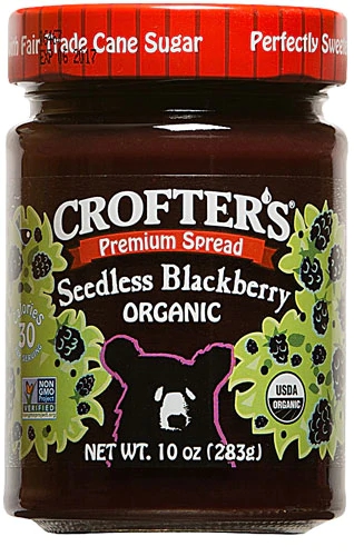 Geleia Orgânica de Amora Crofters - 284g