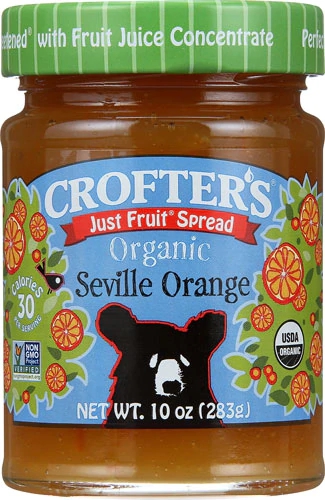 Geleia Orgânica Crofters Just Fruit Laranja de Sevilha - 283g