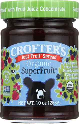 Geleia Orgânica Crofters Just Fruit Superfruta - 283g