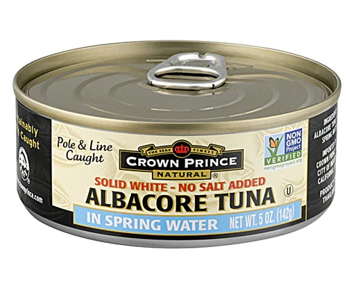 Atum Albacora Sólido Branco Crown Prince em Água - 142g Sem Sal Adicionado